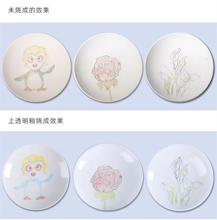Ceramic Underglaze Color Pencil DIY Painting, Hand Drawn Medium And High Temperature Glaze Color Pencil Powder Pen