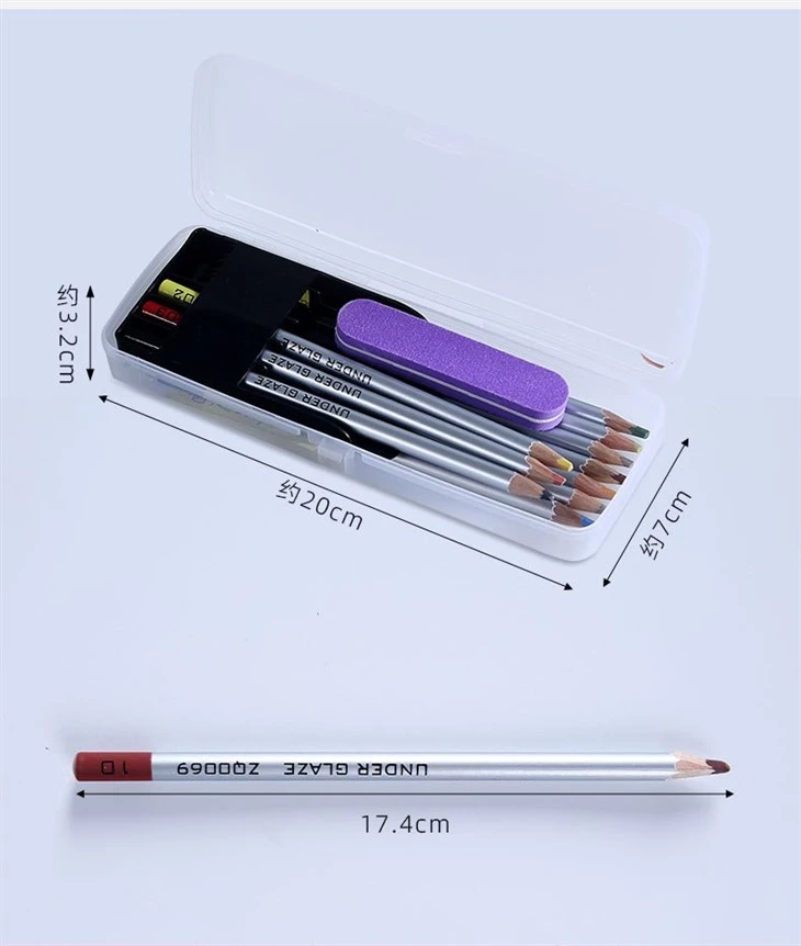 Ceramic Underglaze Color Pencil DIY Painting, Hand Drawn Medium And High Temperature Glaze Color Pencil Powder Pen